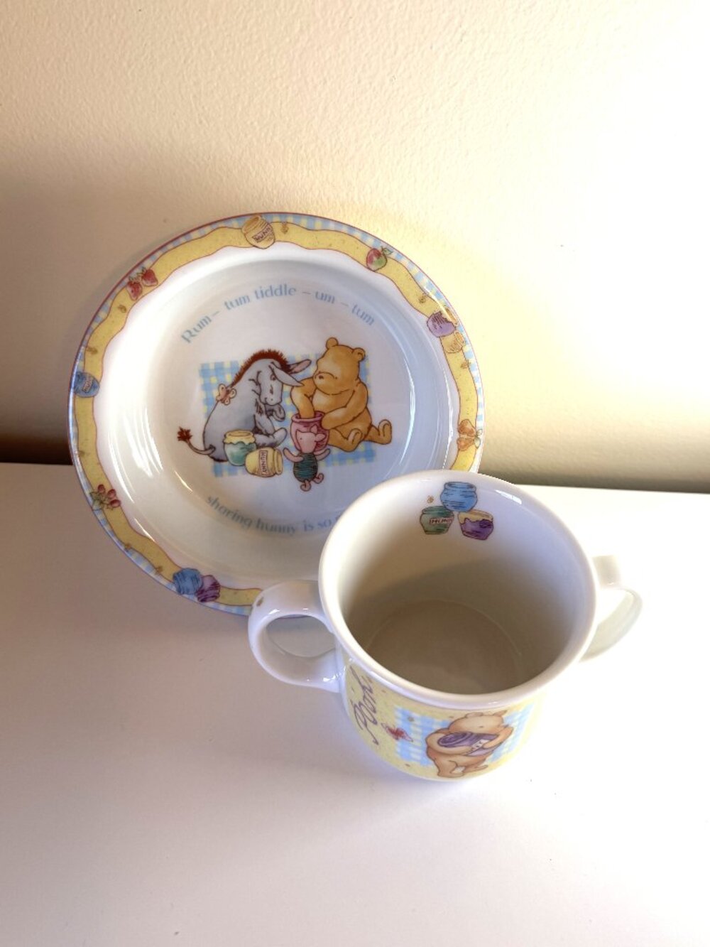 Royal Doulton Disney Winnie The Pooh Childs Mug and Bowl Set